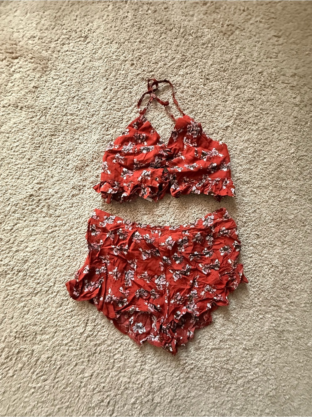 LF Floral Ruffle Set